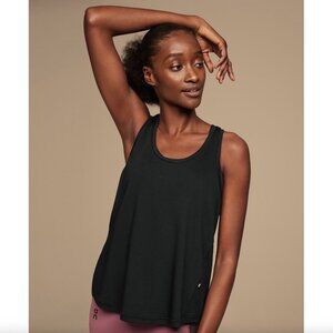 NWT - On Running - Focus Tank, A-line - Black - Size Small